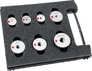 F35359: Set calibri ad anello per filettatura metrica ISO; FORMAT