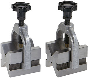 F50786: Coppie di prismi doppi in ghisa con staffa di fissaggio; FORMAT