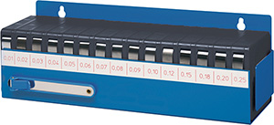 F70500: Assortimento di spessori calibrati in acciaio inox; FORMAT