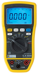 F90130: Multimetro digitale professionale C.A 5233; CHAUVIN ARNOUX