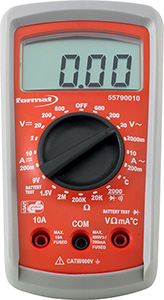 F90580: Multimetro digitale; FORMAT