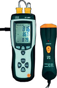 F91180: Termometro digitale a termocoppia e raggi infrarossi; NO LABEL