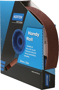 L10105: Rotoli di tela abrasiva antispreco; NORTON