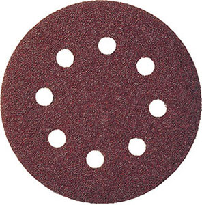 L15260: Dischi multifori con velcro con abrasivo in ossido di alluminio; FORMAT