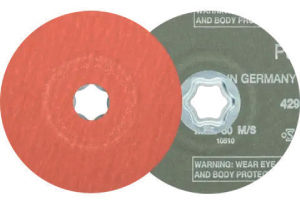 L15420: Dischi fibrati Combiclick® con abrasivo in corindone A-COOL; PFERD