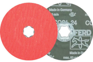 L15430: Dischi fibrati Combiclick® con abrasivo ceramico CO-COOL; PFERD