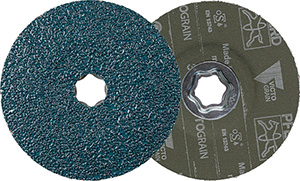 L15432: Dischi fibrati Combiclick® con abrasivo VICTOGRAIN; PFERD