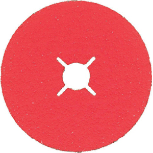 L15651: Dischi fibrati con abrasivo ceramico e zirconio di alluminio; VSM