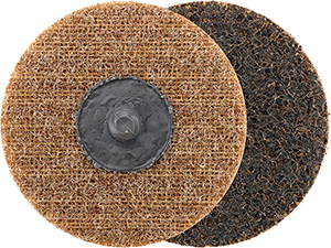 L15675: Dischi in tessuto non tessuto con abrasivo in ossido di alluminio; FORMAT