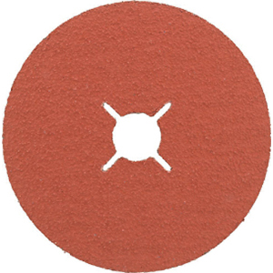 L15764: Dischi fibrati con abrasivo in ossido di alluminio per inox e alluminio; VSM