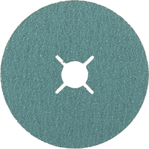 L15766: Dischi fibrati con abrasivo in zirconio di alluminio; VSM