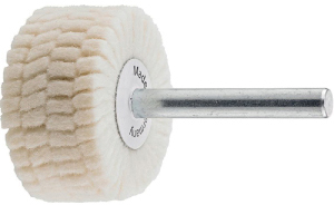 L17842: Rulli multilamellari in feltro con gambo per lucidatura; FORMAT