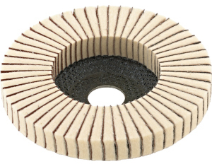 L17856: Dischi lamellari in feltro per lucidatura; FORMAT