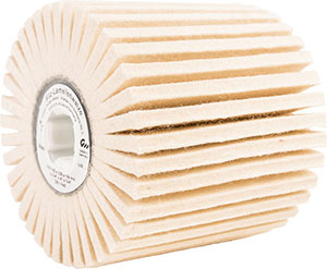 L17862: Rulli lamellari in feltro per lucidatura; FORMAT