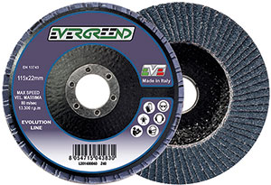 L20150: Dischi abrasivi lamellari; EVERGREEND