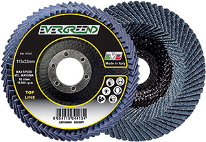 L20155: Dischi abrasivi lamellari "Soft"; EVERGREEND