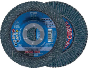L20250: Dischi abrasivi lamellari raggiati POLIFAN; PFERD