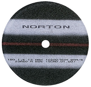 L30035: Dischi troncatori a centro piano non rinforzati per macchine fisse; NORTON