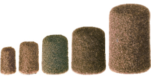 L35255: Cappucci in tela abrasiva forma ZYA e rulli portacappucci; PFERD