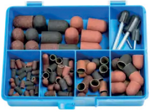 L35330: Cappucci in tela abrasiva forma WRC e rulli portacappucci; PFERD