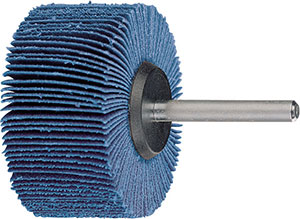 L35716: Rulli a lamelle con gambo in tela abrasiva allo zirconio; EVERGREEND