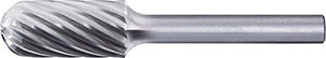 L50330: Frese rotative in metallo duro forma cilindrica testa sferica per inox; TKN