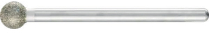 L60115: Mole abrasive diamantate forma sferica con gambo; PFERD
