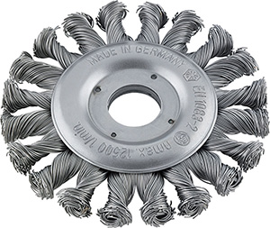 L65007: Spazzole circolari piane con foro per smerigliatrici angolari; FORMAT