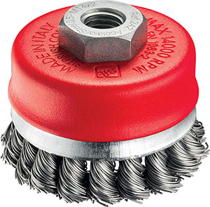 L65020: Spazzole a tazza con attacco filettato per smerigliatrici angolari; SIT