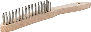 L66006: Spazzole a mano con manico in legno; FORMAT