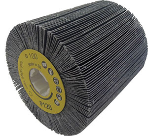 L70341: Rulli a lamelle in tela abrasiva per satinatrici portatili; EVERGREEND