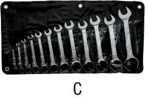 N05030: Serie di chiavi a forchetta doppie; USAG