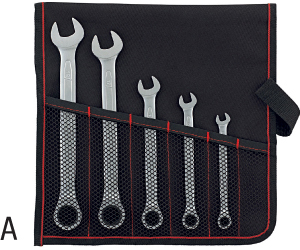 N05731: Serie di chiavi combinate piatte a cricchetto; FORMAT