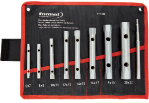 N06010: Serie di chiavi a tubo doppie; FORMAT