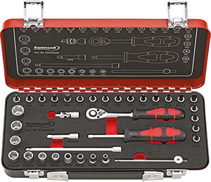 N10003: Assortimenti di chiavi a bussola con attacco da 1/4"; FORMAT