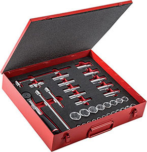 N10305: Assortimenti di chiavi a bussola con attacco da 1/2"; USAG