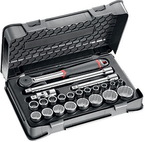 N10461: Assortimenti di chiavi a bussola con attacco da 1/2"; USAG