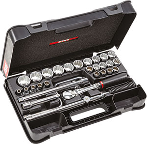 N10463: Assortimenti di chiavi a bussola con attacco da 1/2"; USAG