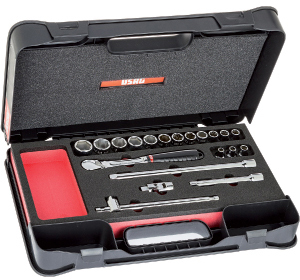 N10477: Assortimenti di chiavi a bussola con attacco da 3/8"; USAG