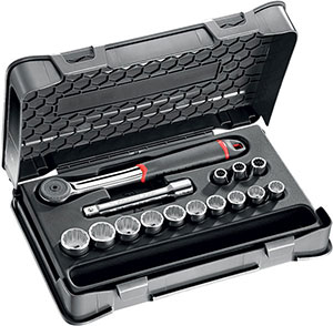 N10480: Assortimenti di chiavi a bussola con attacco da 1/2"; USAG