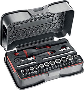 N10485: Assortimenti di chiavi a bussola ed inserti con attacco da 1/4"; USAG