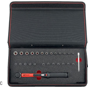 N15238: Assortimento con chiave dinamometrica ed utensili; FORMAT