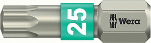 N16295: Inserti DIN 3126 C 6,3 per viti con impronta Torx®; WERA
