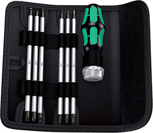 N16495: Assortimenti di giraviti con lame intercambiabili; WERA