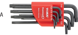 N20274: Serie di chiavi maschio piegate per viti con impronta Torx® Tamper Resistant®; FORMAT