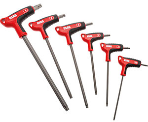 N20356: Serie di chiavi maschio esagonali con profilo X-Grip con impugnatura; USAG