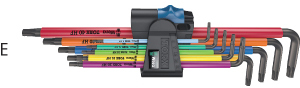 N20916: Serie di chiavi maschio piegate lunghe per viti Torx®; WERA