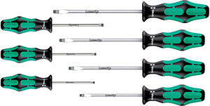 N25270: Serie di giraviti a lama esagonale per viti con intaglio; WERA