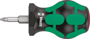 N25319: Giraviti corti per viti con impronta a croce Phillips®; WERA