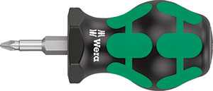 N25321: Giraviti corti per viti con impronta a croce Pozidriv®; WERA